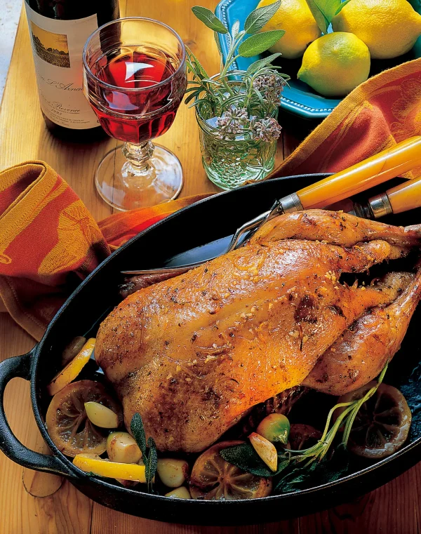 Zitronenente mit Salbei