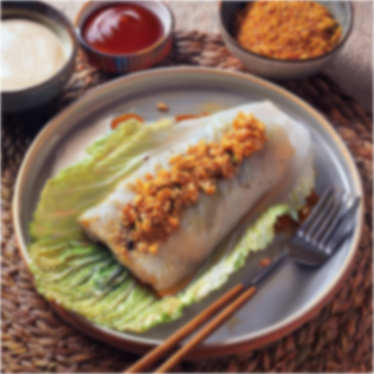 Rotbarsch in Chinakohl